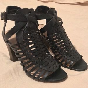 American Eagle Black Kingston Block Heels $10!!!